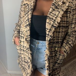 Kate Spade Bicolor Tweed Blazer